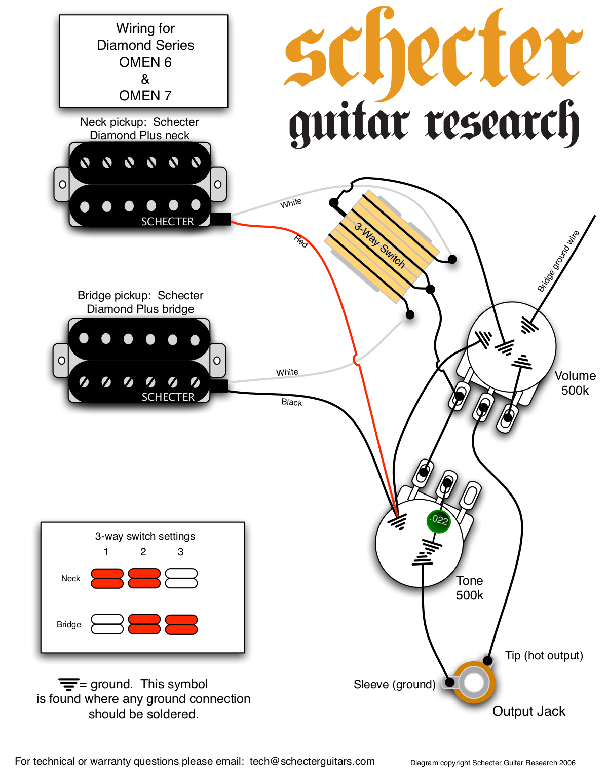 34 Schecter Diamond Series Wiring Diagram - Wire Diagram Source Information